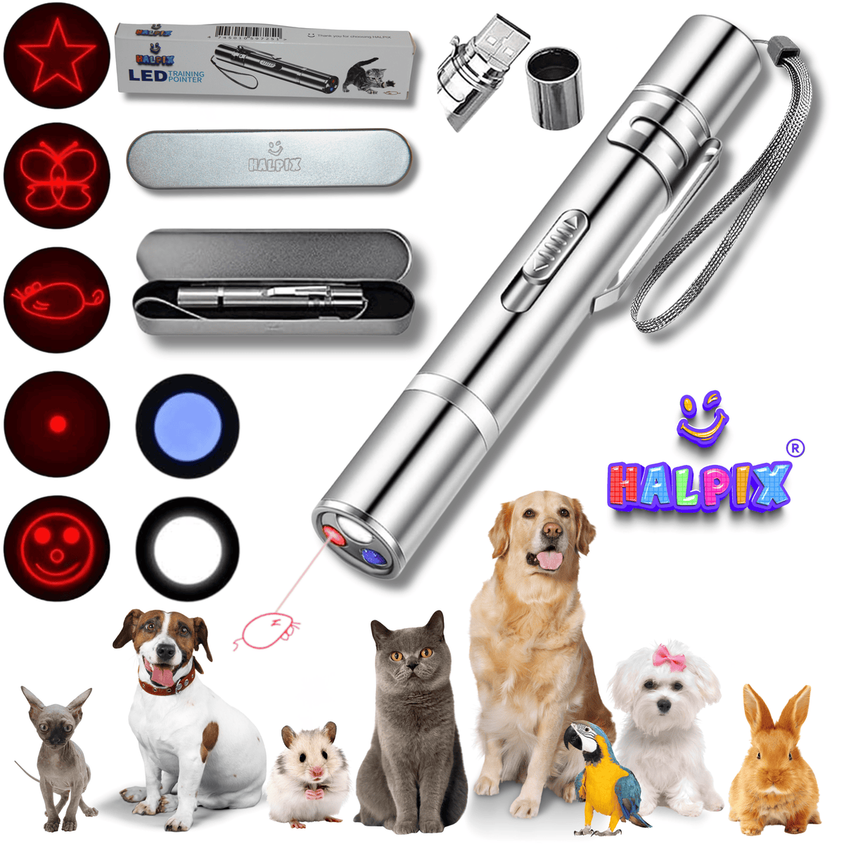 More Than Just a Red Dot: Why the Halpix™ 3-in-1 Laser is the Ultimate Pet Parent Multi-Tool 🐾🔦