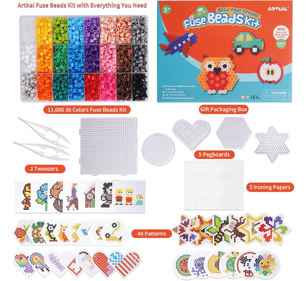 Set for creativity from fusible beads Artkal - Halpix