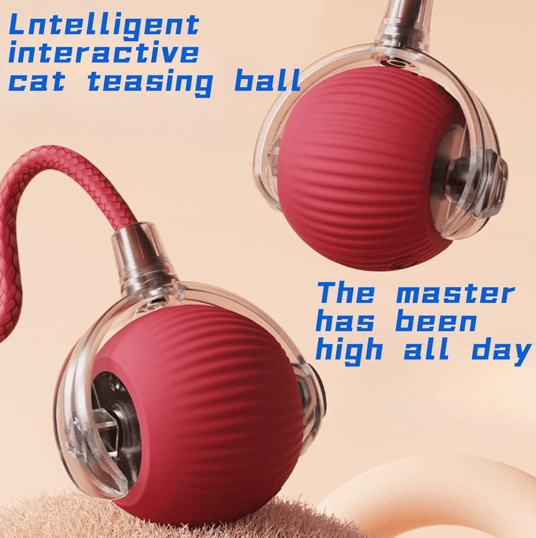 Halpix Interactive Rotating Smart Ball for Cats, Small Dogs, and Pets