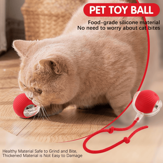 Halpix Interactive Rotating Smart Ball for Cats, Small Dogs, and Pets