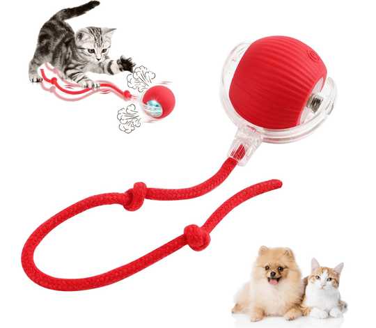 Halpix Interactive Rotating Smart Ball for Cats, Small Dogs, and Pets