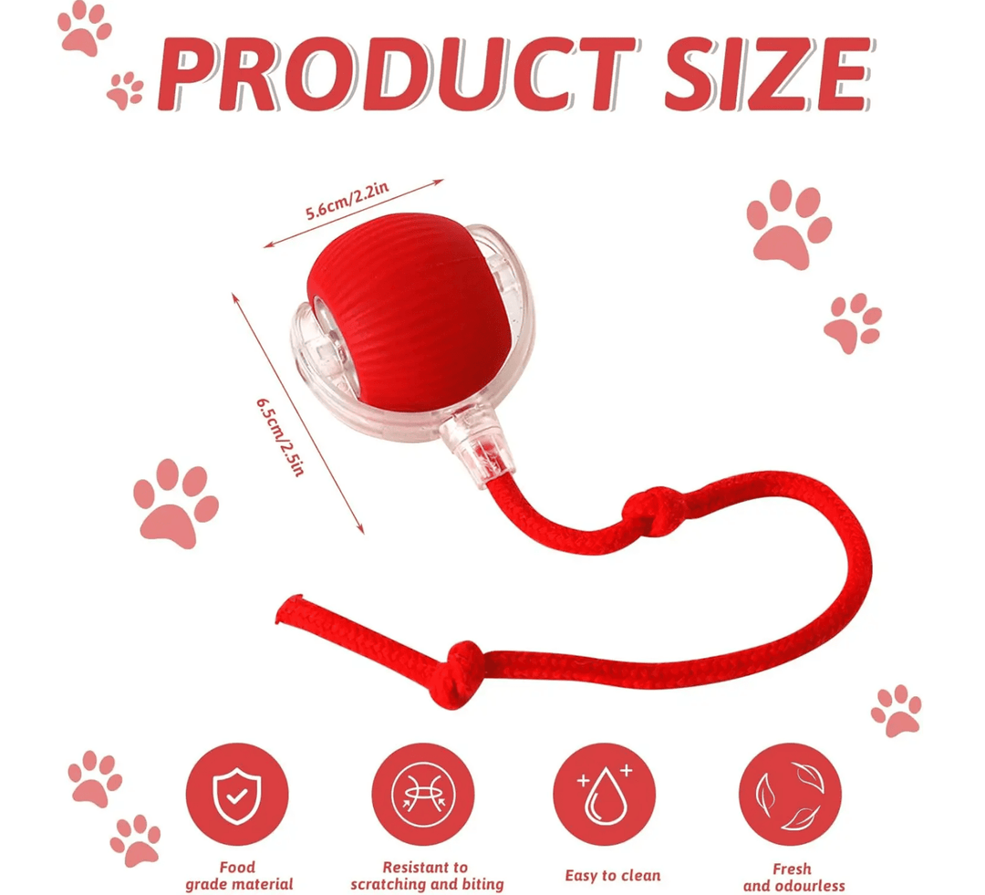 Halpix Interactive Rotating Smart Ball for Cats, Small Dogs, and Pets