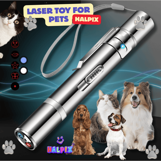 Interaktiivne lasermänguasi kassidele, koertele ja lemmikloomadele Halpix Laser Toy