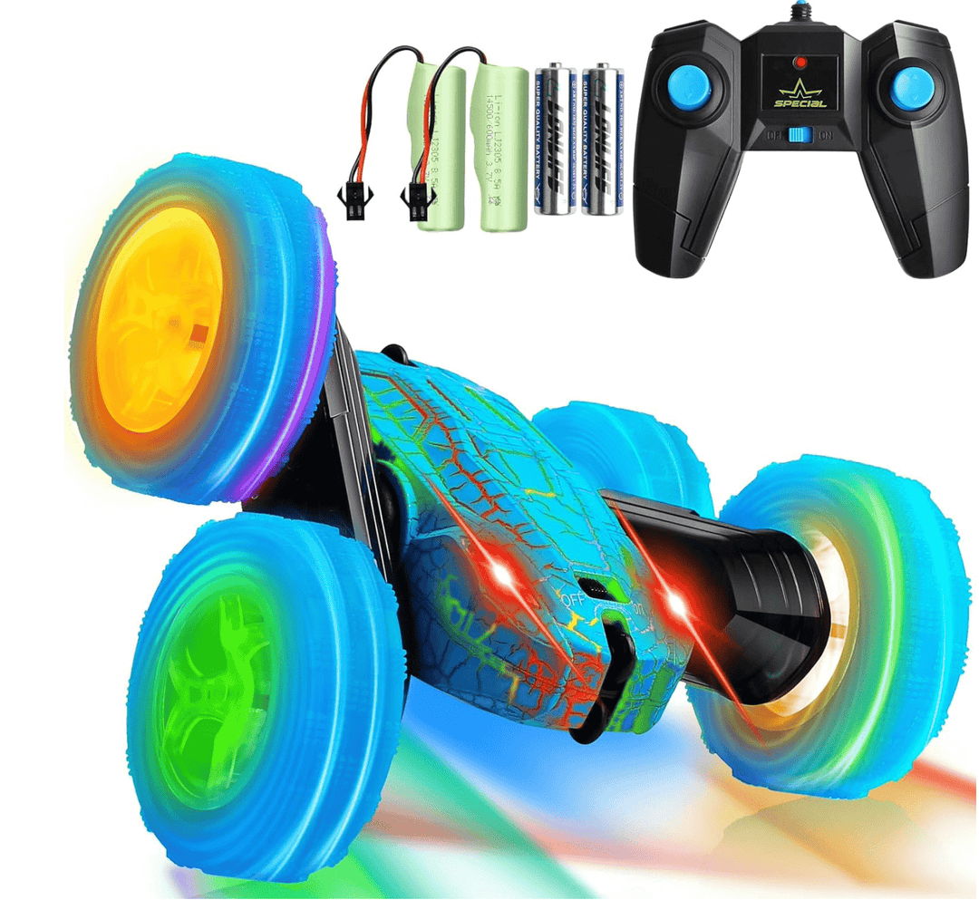 Halpix RC Stunt Car High Speed 4WD Сhameleon with Led-lights Best Gift For Boys For Girls For Kids - Halpix