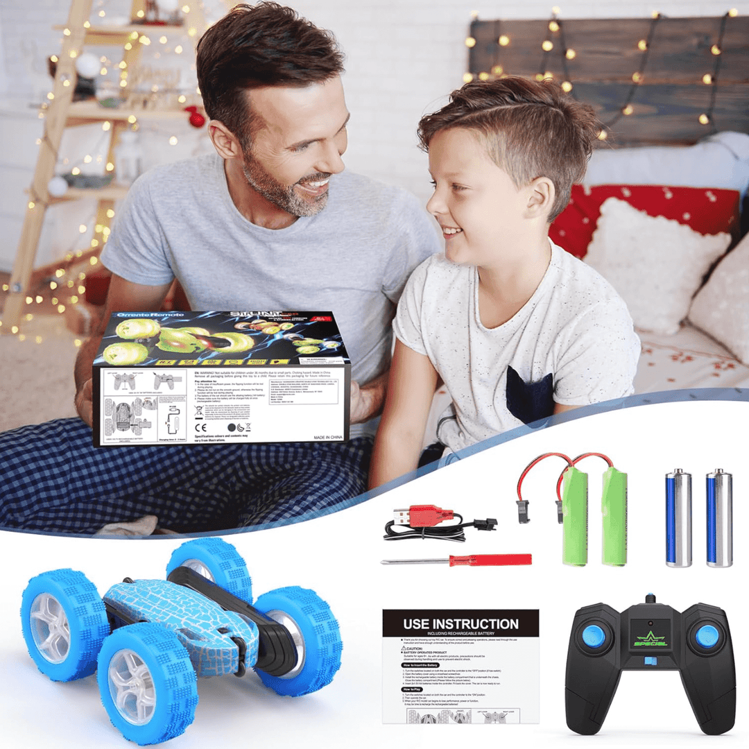 Halpix RC Stunt Car High Speed 4WD Сhameleon with Led-lights Best Gift For Boys For Girls For Kids - Halpix