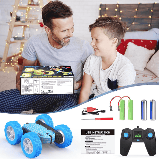 Halpix RC Stunt Car High Speed 4WD Сhameleon with Led-lights Best Gift For Boys For Girls For Kids - Halpix