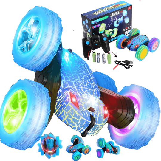 Halpix RC Stunt Car High Speed 4WD Сhameleon with Led-lights Best Gift For Boys For Girls For Kids - Halpix