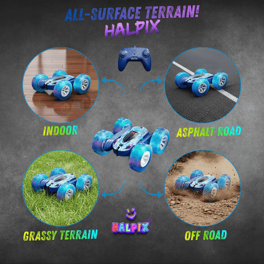 Halpix 4WD High-Speed Remote Control Stunt Car