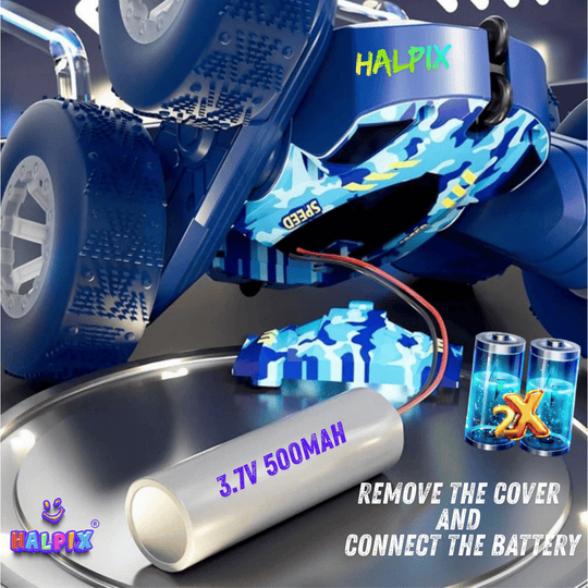 Halpix 4WD High-Speed Remote Control Stunt Car