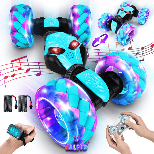 Halpix 4WD Gesture Control Stunt RC Car – Twist Drift Off-Road Monster