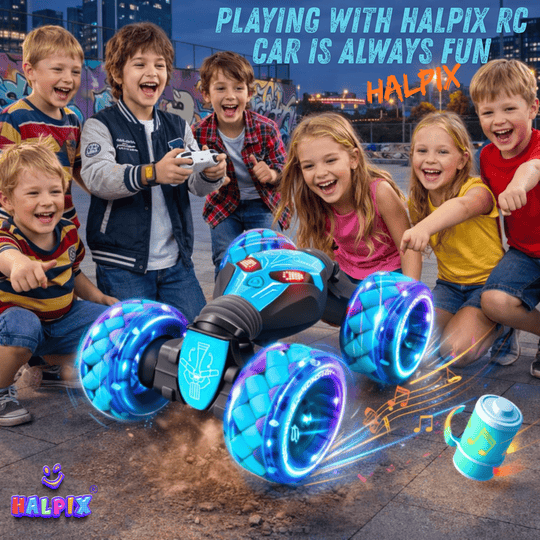 Halpix 4WD Gesture Control Stunt RC Car – Twist Drift Off-Road Monster