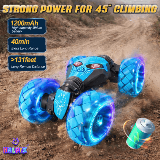 Halpix 4WD Gesture Control Stunt RC Car – Twist Drift Off-Road Monster