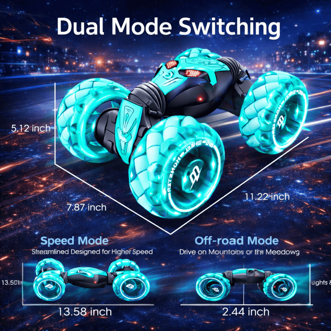 Halpix 4WD Gesture Control Stunt RC Car – Twist Drift Off-Road Monster