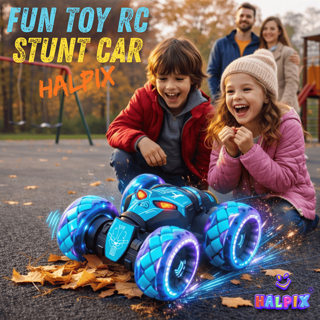 Halpix 4WD Gesture Control Stunt RC Car – Twist Drift Off-Road Monster