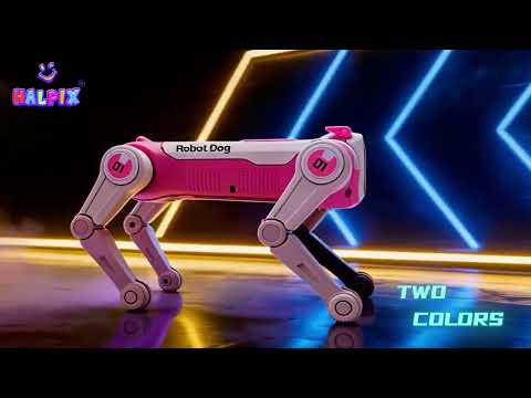Halpix Magic Kongfu Stunt Puppy – AI Voice Control Robot Dog with 2 Batteries