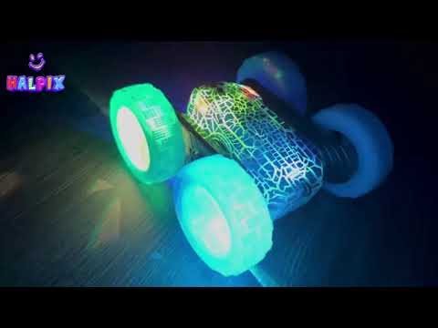 Halpix RC Stunt Car High Speed 4WD Chameleon with LED Lights - Best Gift for Kids